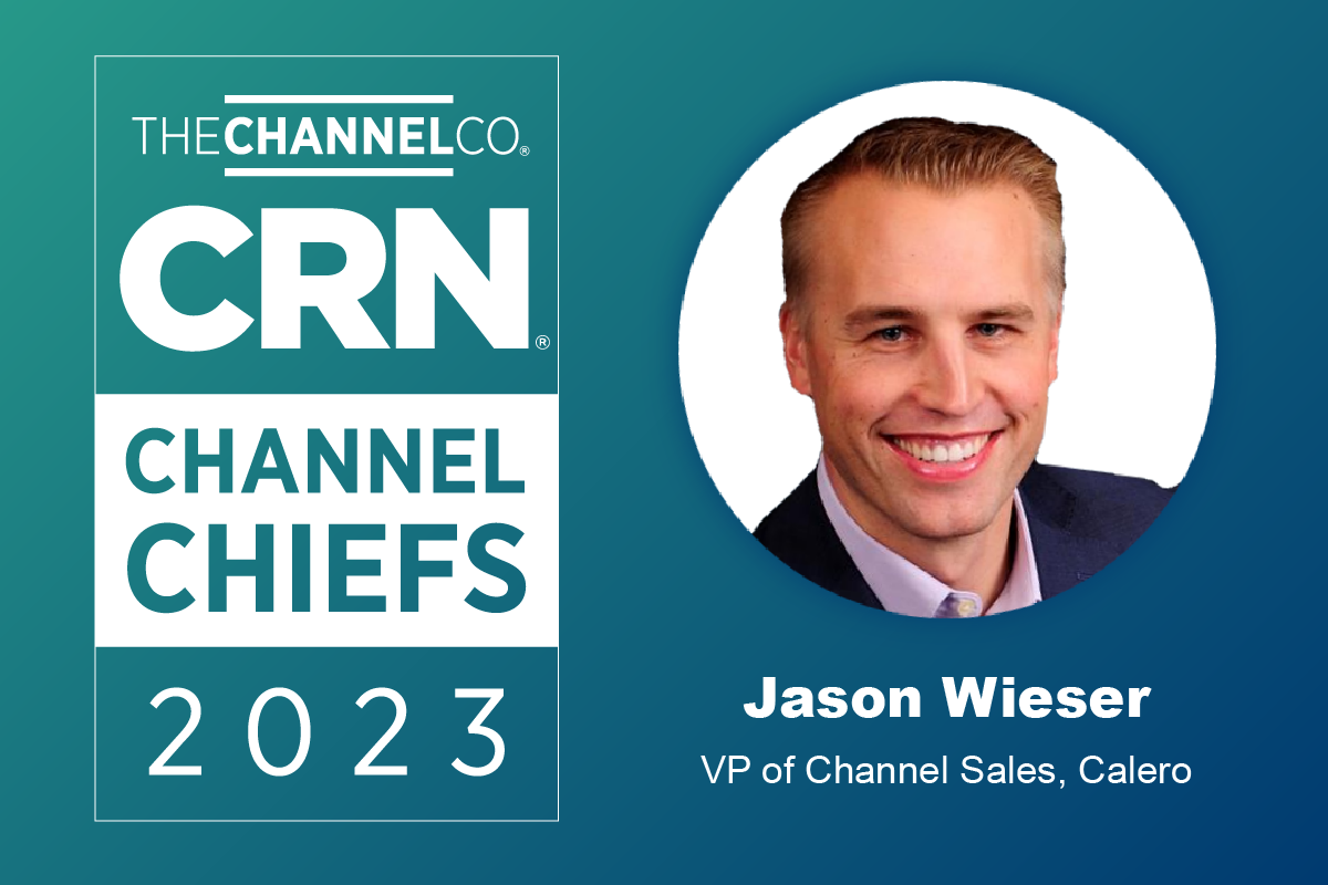 Jason Wieser, VP of Channel Sales at Calero, Honored as a 2023 CRN